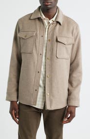 Nordstrom Wool Blend Shirt Jacket