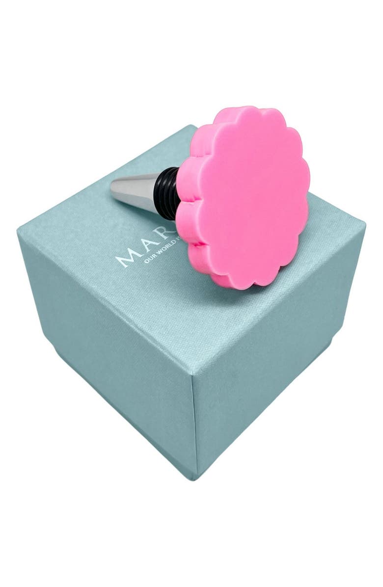 Mariposa Scallop Bottle Stopper, Alternate, color, Pink