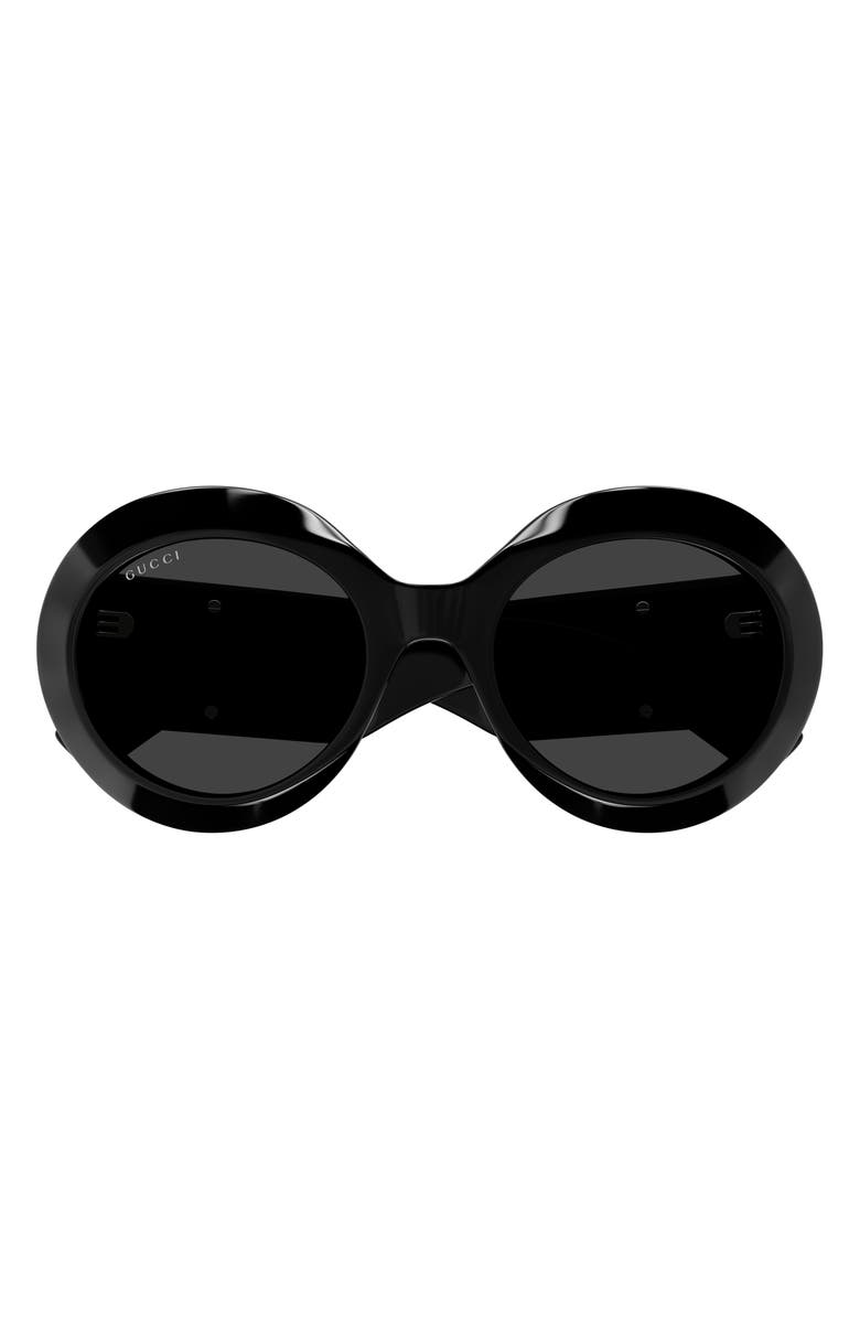 Gucci 54mm Round Sunglasses, Main, color,