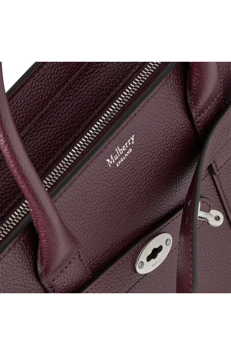 Mulberry Small Zipped Bayswater, Alternate, color, Black Cherry