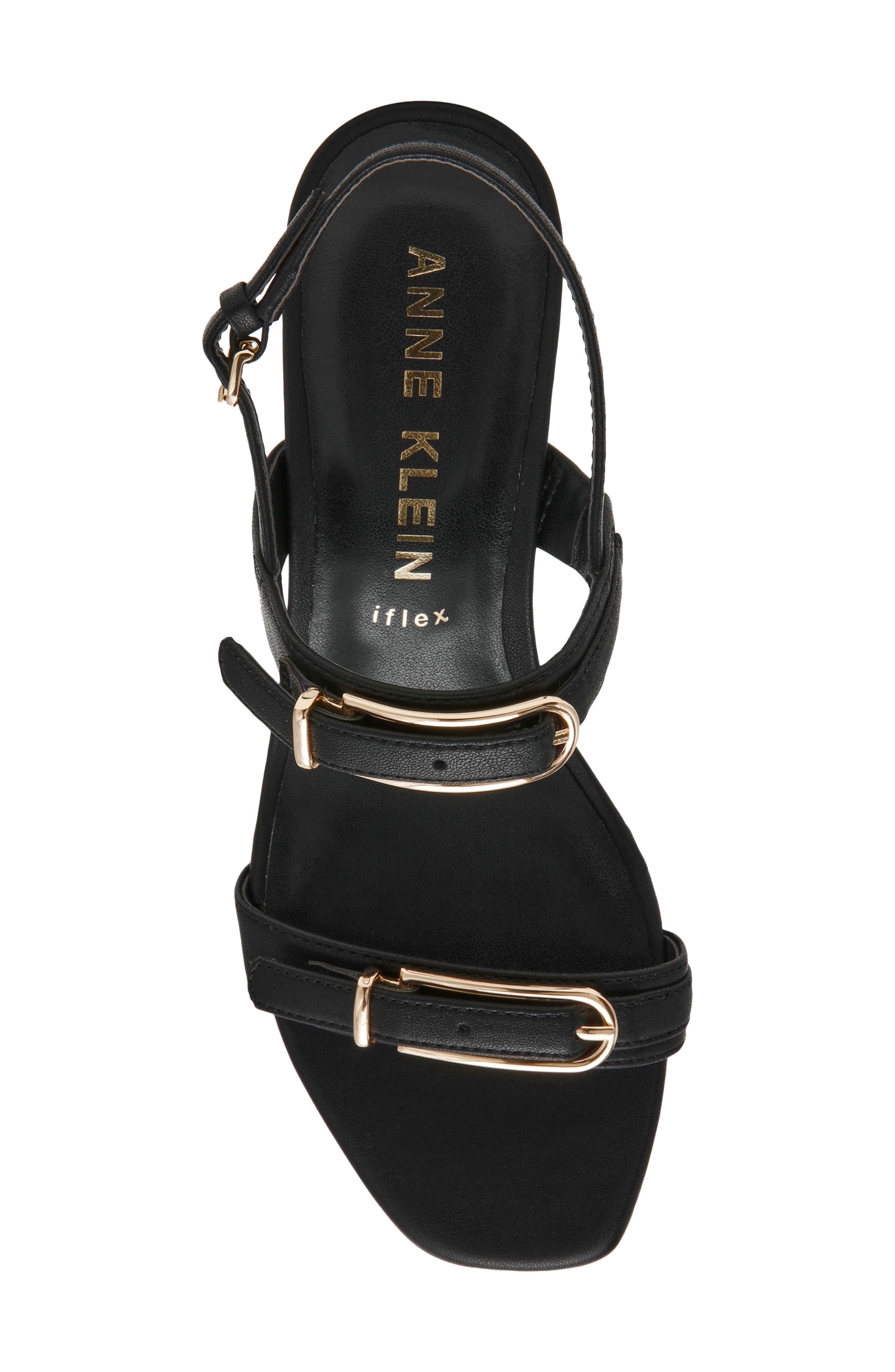 Anne Klein Merida Slingback Sandal, Alternate, color, Black