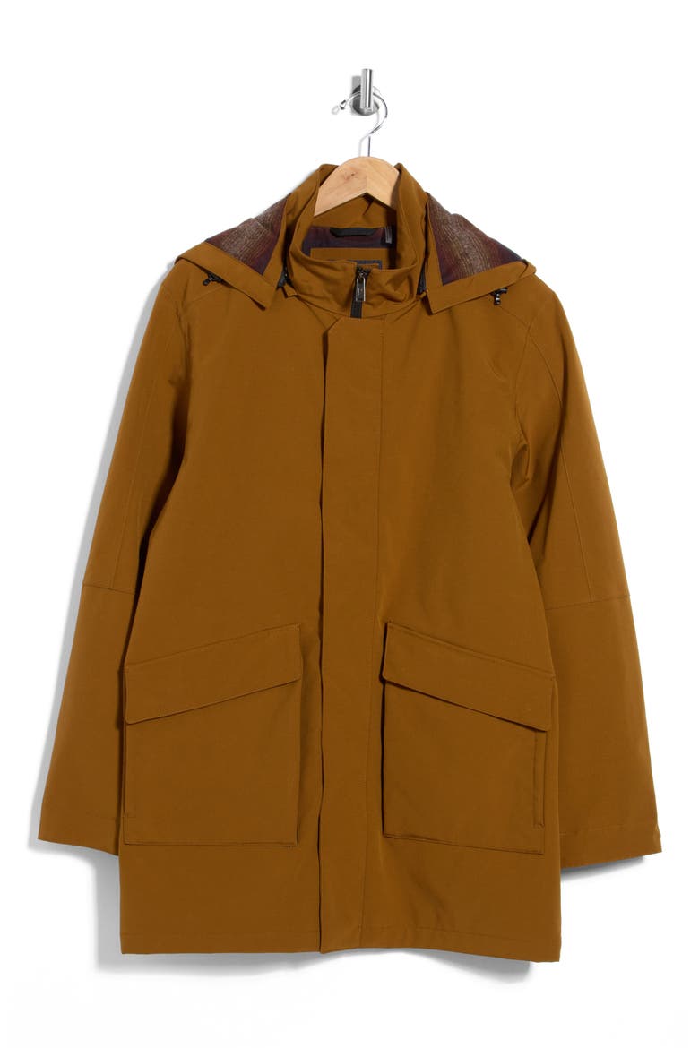 Sand Point 2-Layer Rain Coat, Main, color, DARK BRONZE