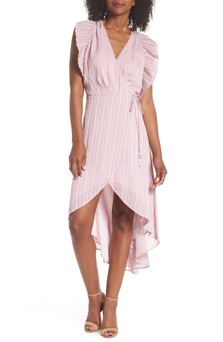 Chelsea28 Shadow Stripe Midi Dress, Main, color, 