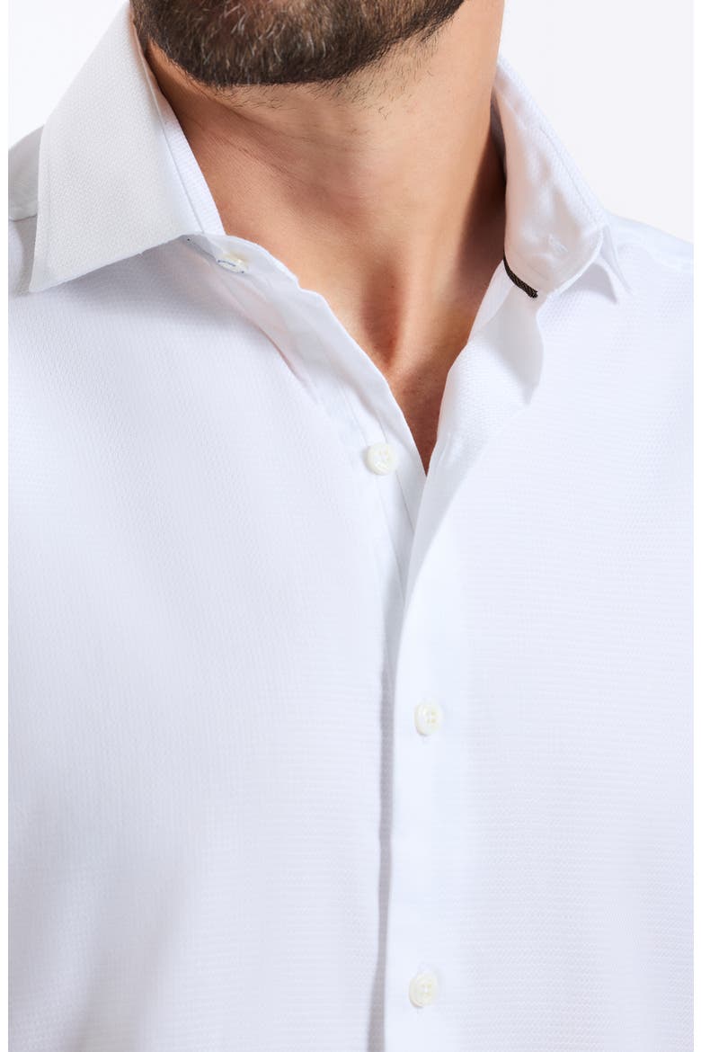 Arch Long Sleeve Dress Shirt, Alternate, color, WHITE