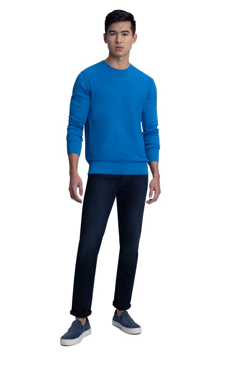 Bugatchi Cotton Crewneck Sweater, Alternate, color, 