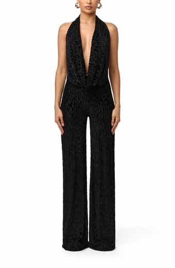 Burnout Halter Jumpsuit