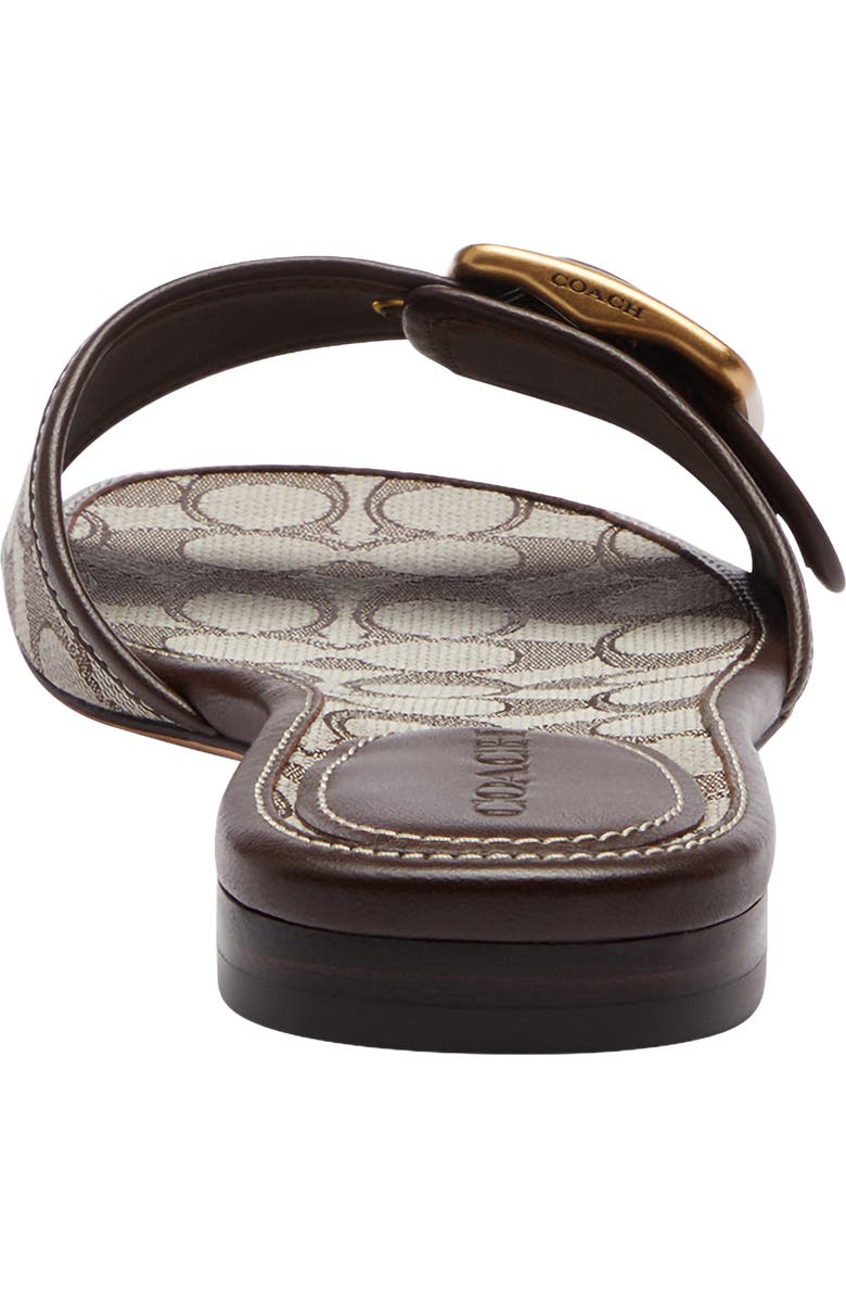 COACH Margot Slide Sandal, Alternate, color, Oak/ Maple