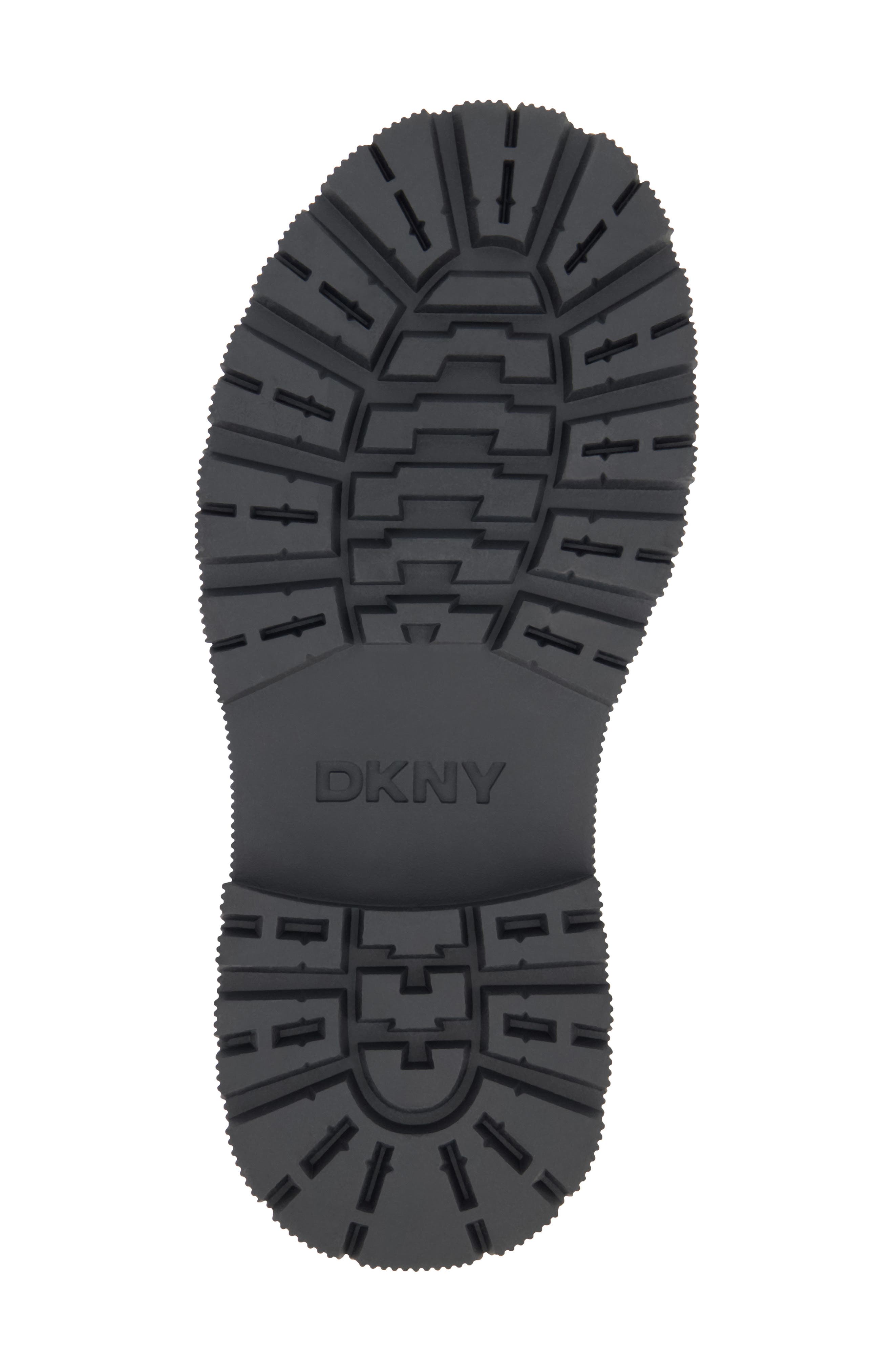 DKNY Ava Arlyn Embellished Water Resistant Combat Boot, Alternate, color, Black