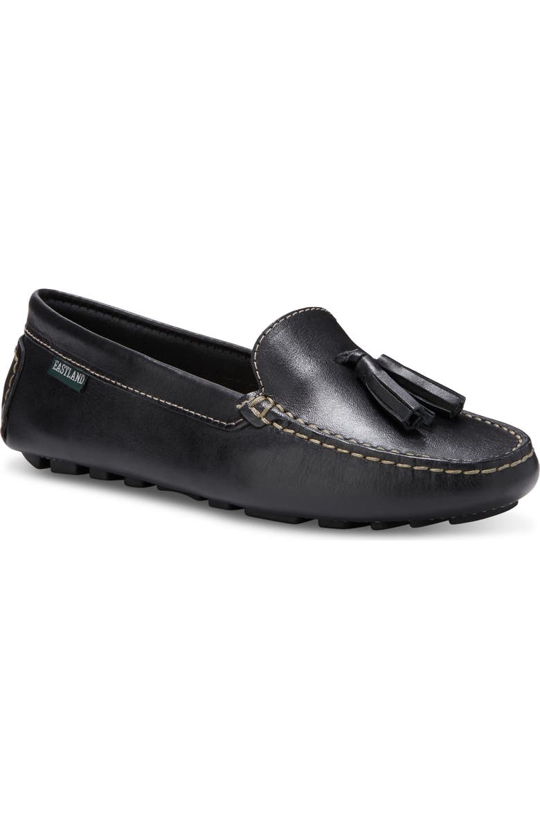 Eastland Tabitha Tassel Driving Loafer, Main, color, Black
