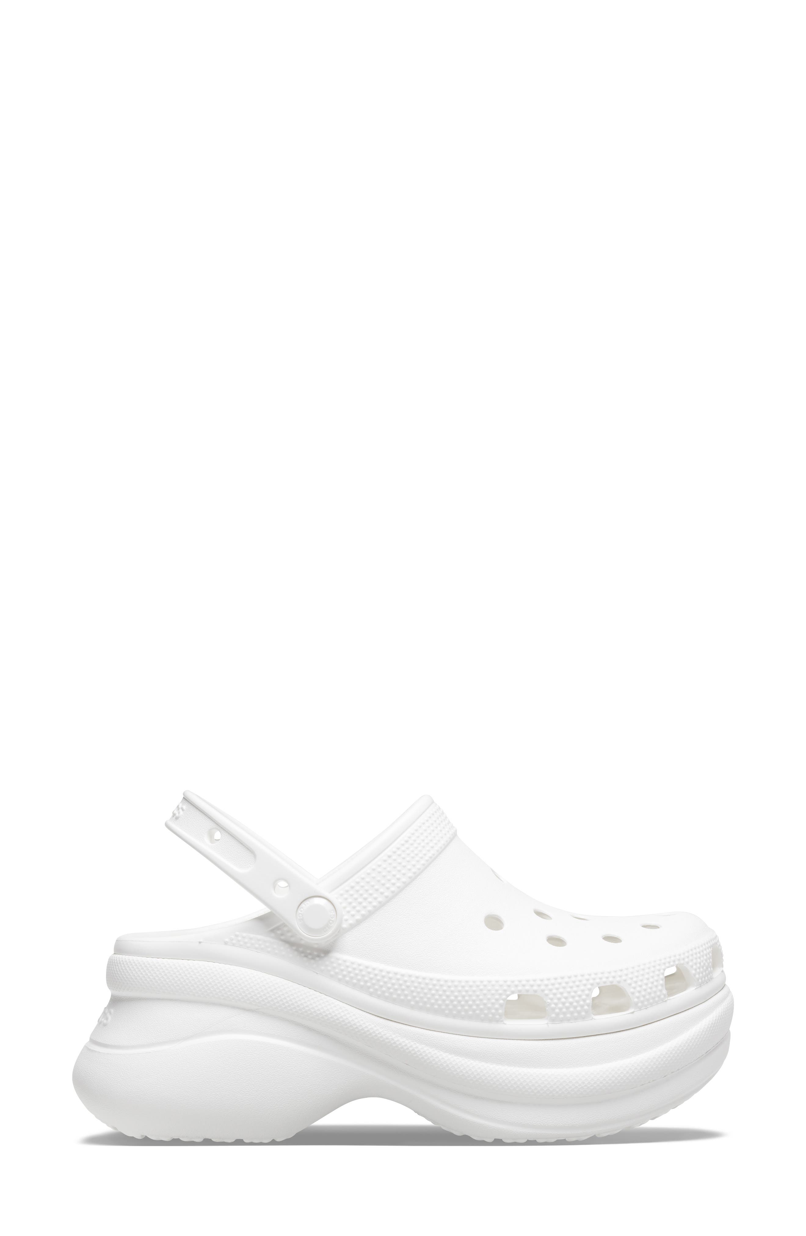 Classic Bae Platform Clog, Alternate, color, WHITE