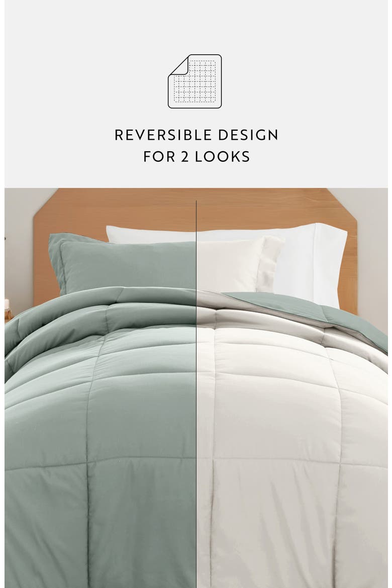 Ultimate College Essentials Bedding Bundle., Alternate, color, EUCALYPTUS/ NATURAL