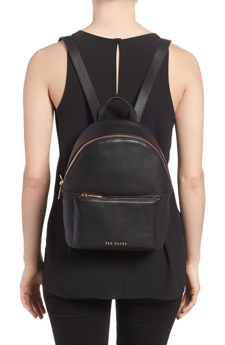 Ted Baker London Pearen Leather Backpack, Alternate, color,