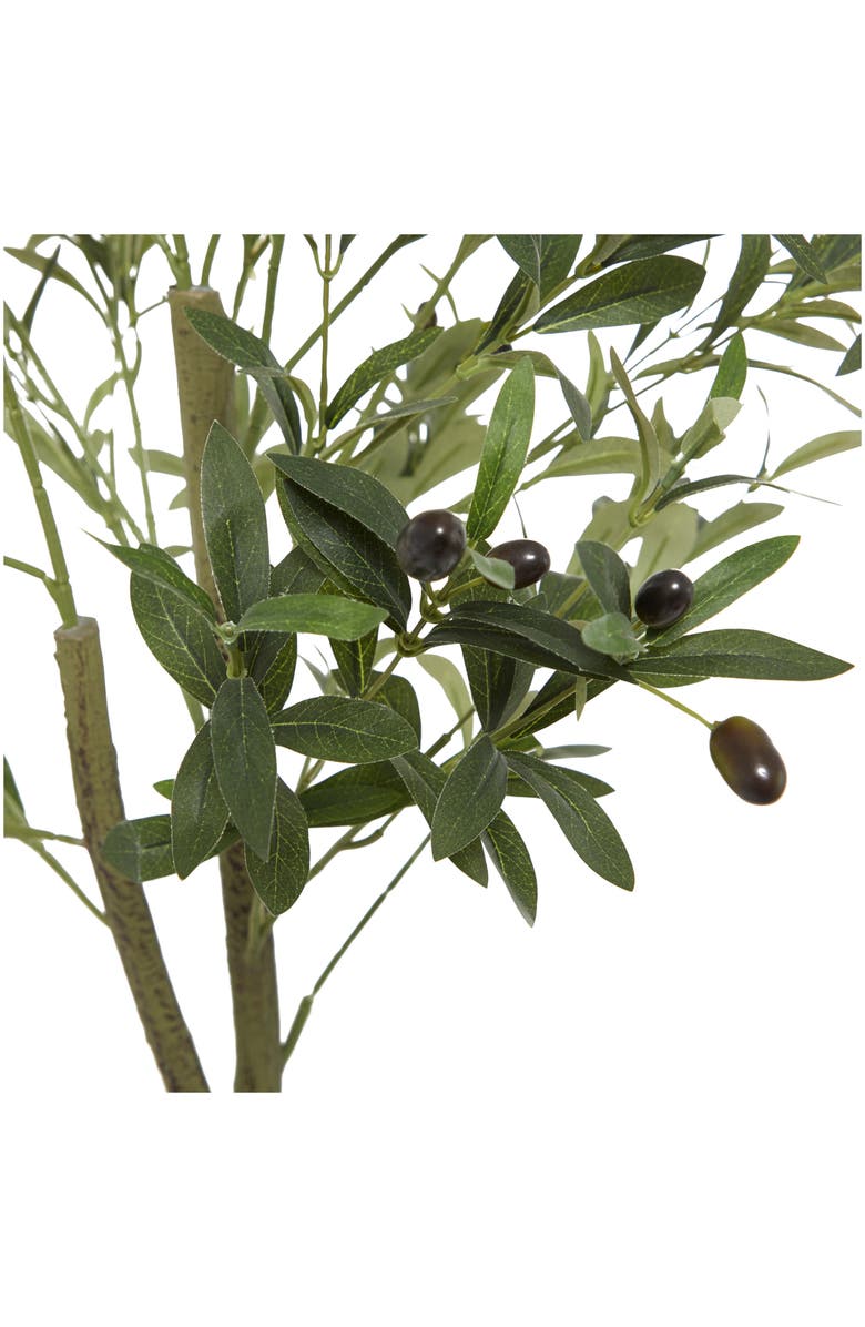 GINGER BIRCH STUDIO Green Faux Foliage Artificial Olive Tree, Alternate, color, 