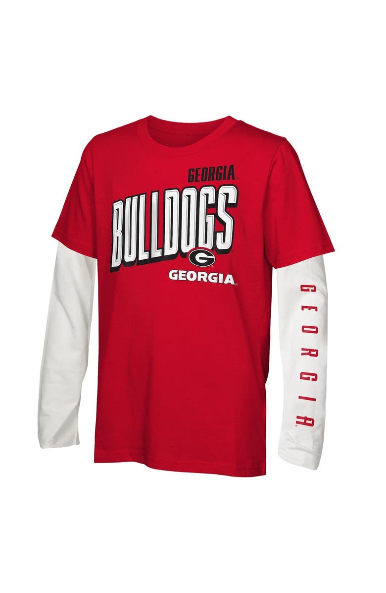 Outerstuff Preschool Outerstuff Georgia Bulldogs Mix 3-in-1 Combo T-Shirt Set, Alternate, color, Red
