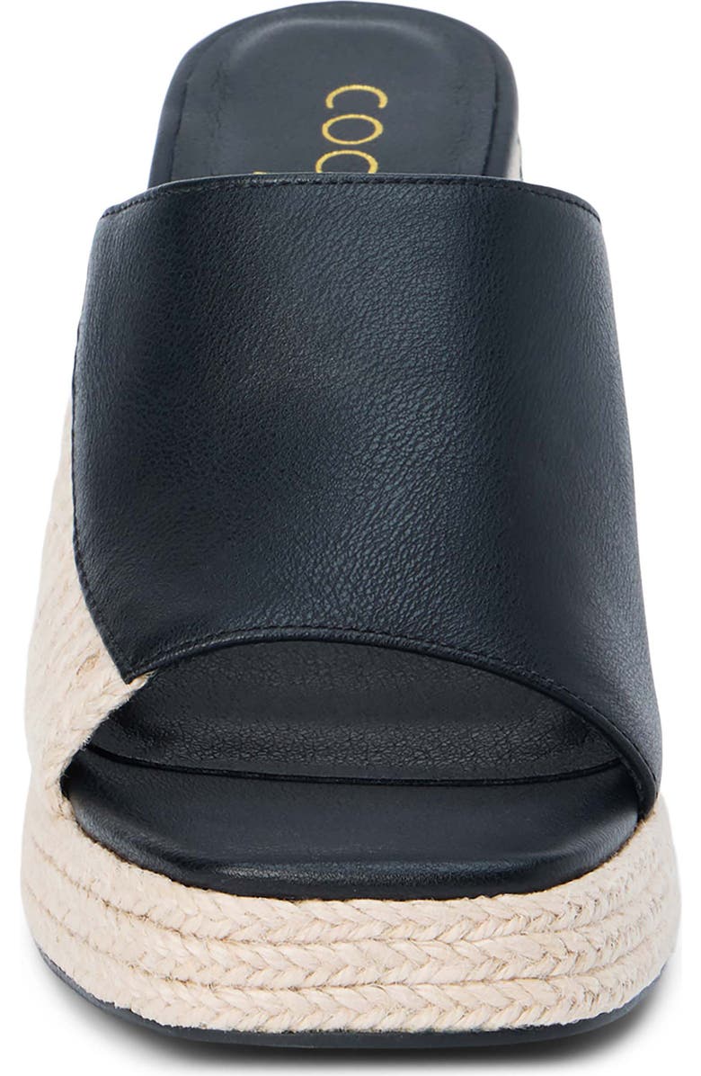 Coconuts by Matisse Beaufort Colorblock Mixed Media Sandal, Alternate, color, Black