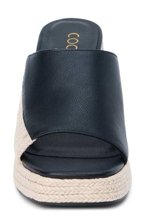 Coconuts By Matisse Beaufort Colorblock Mixed Media Sandal In Black
