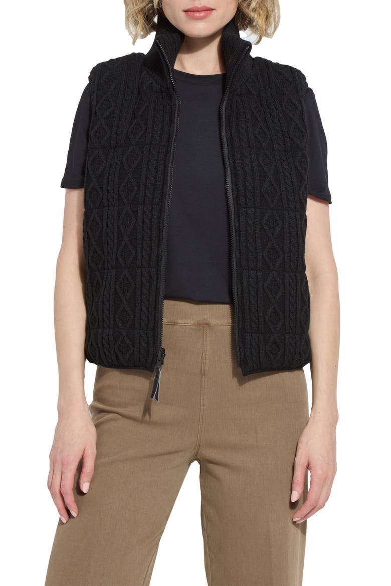 Prudence Reversible Vest, Main, color, BLACK