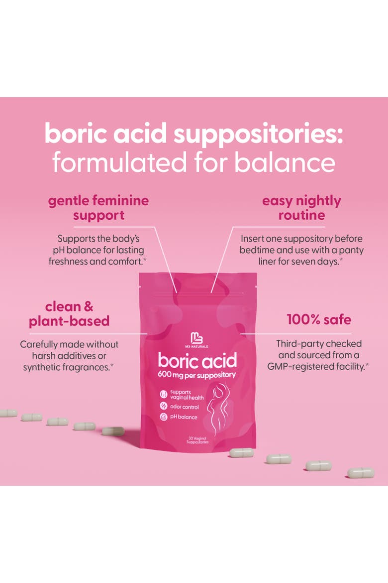 Boric Acid Capsules, 30ct, Alternate, color, None