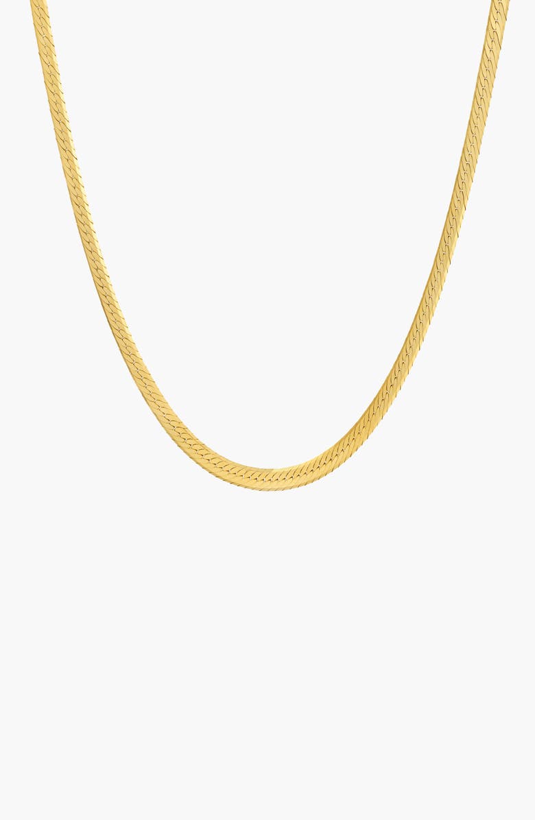 YOJ Montana Grande Snake Chain Necklace in Gold, Main, color, Gold