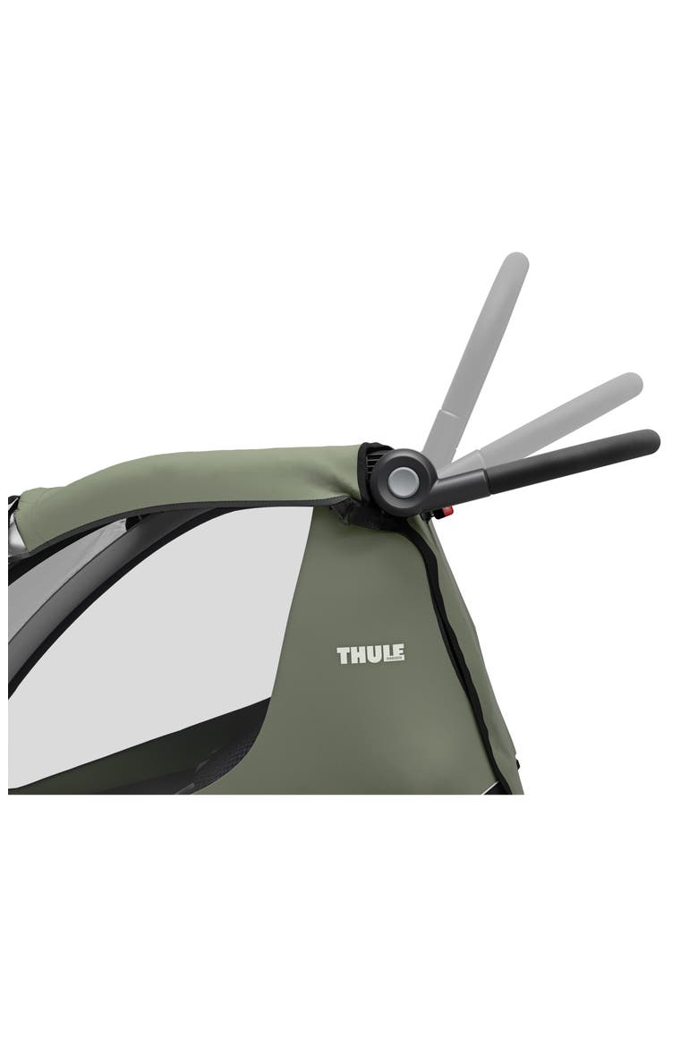 Courier Kids, Dog, Cargo Bike Trailer, Alternate, color, VINTAGE GREEN/ DARKEST GREEN