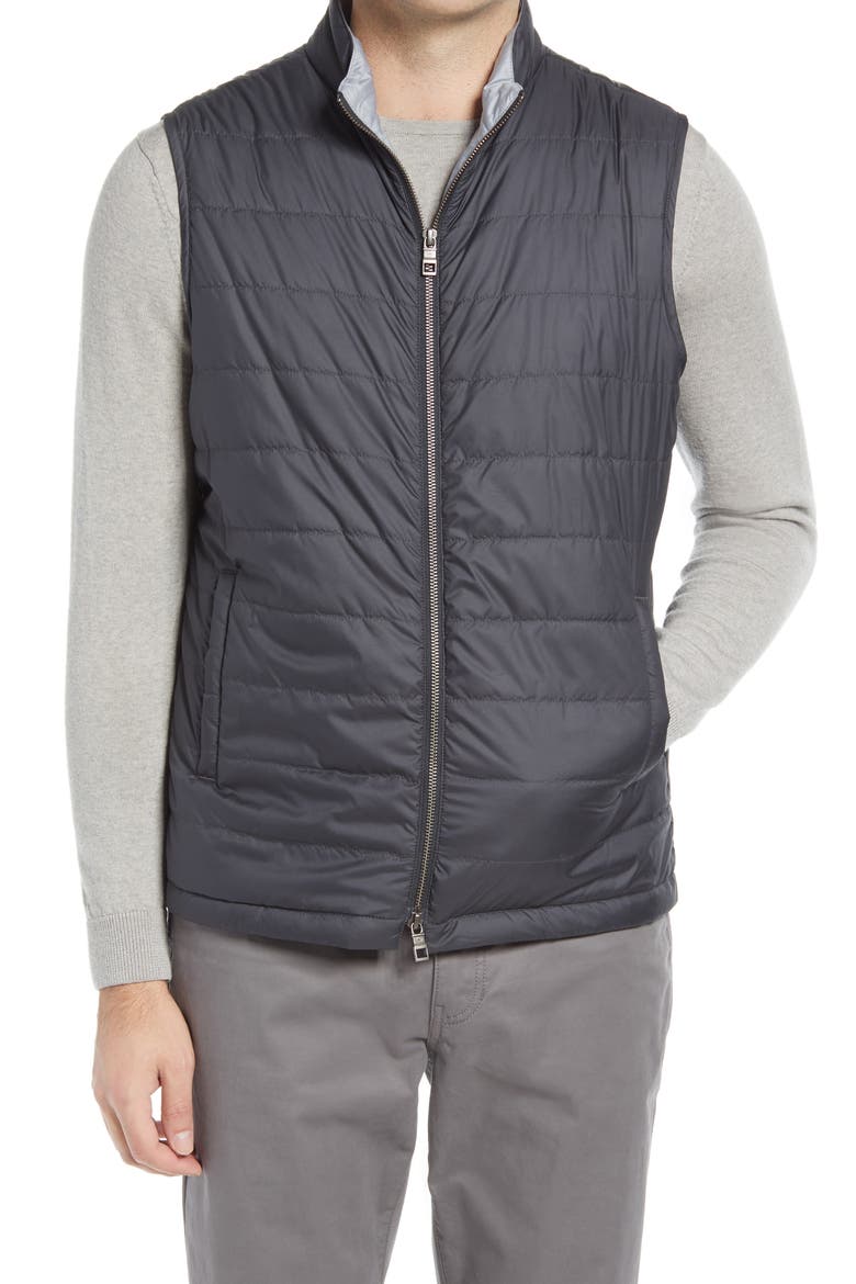 Men's Willamette Quilted Vest, Alternate, color, BLACK