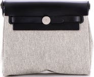 Pre-Owned Hermes Herbag Zip Toile and Leather 20