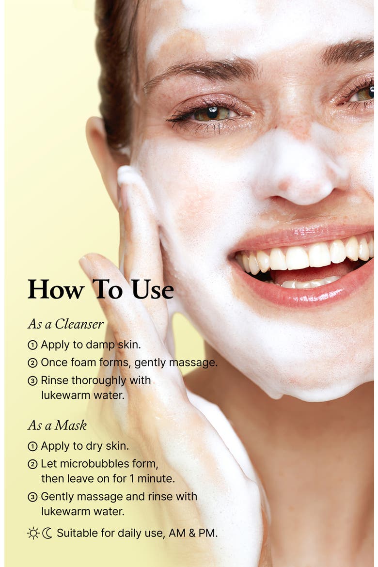 Lemon Vita Bubble Mask, Alternate, color, NO COLOR
