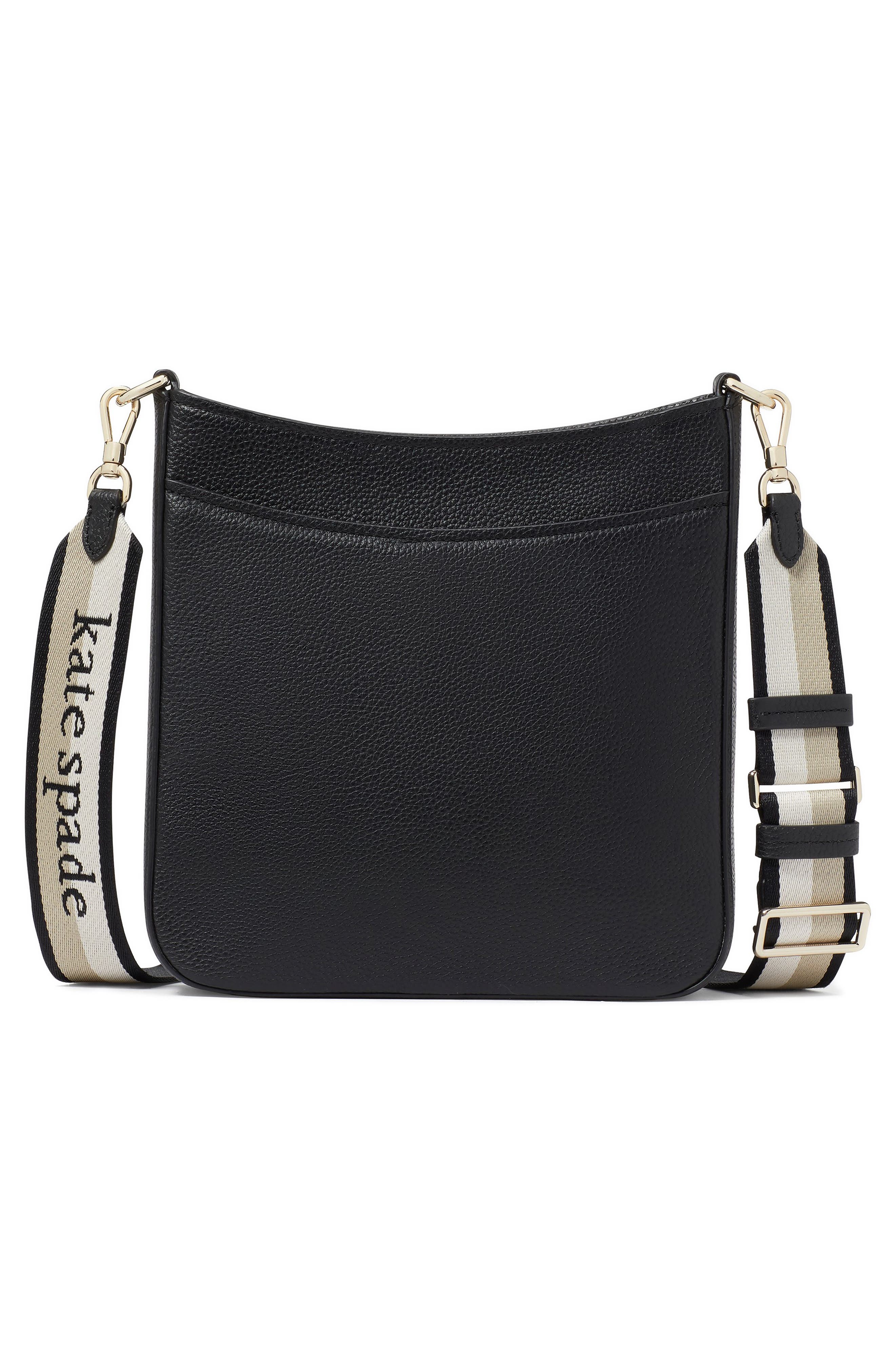 Kate Spade New York hudson pebble leather messenger bag, Alternate, color, 