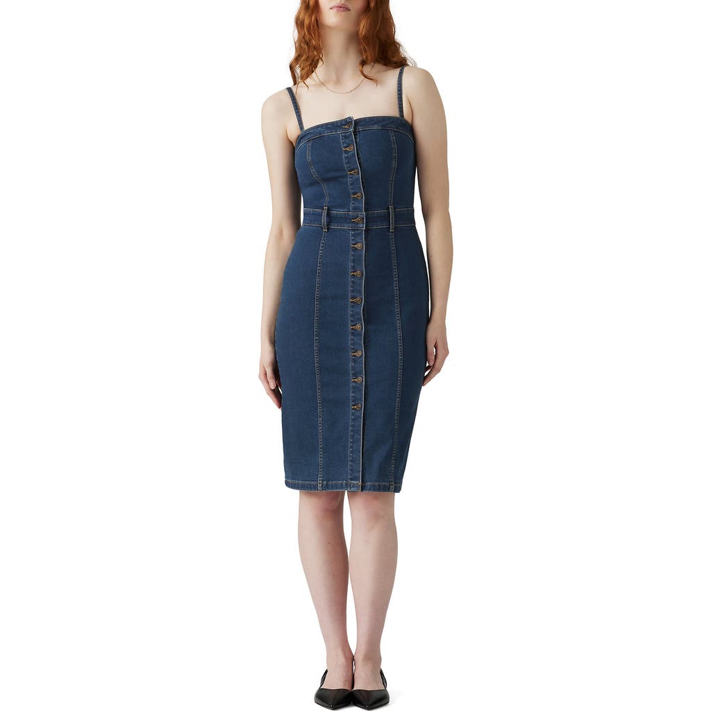 Levi's® Denim Bustier Dress In Blue