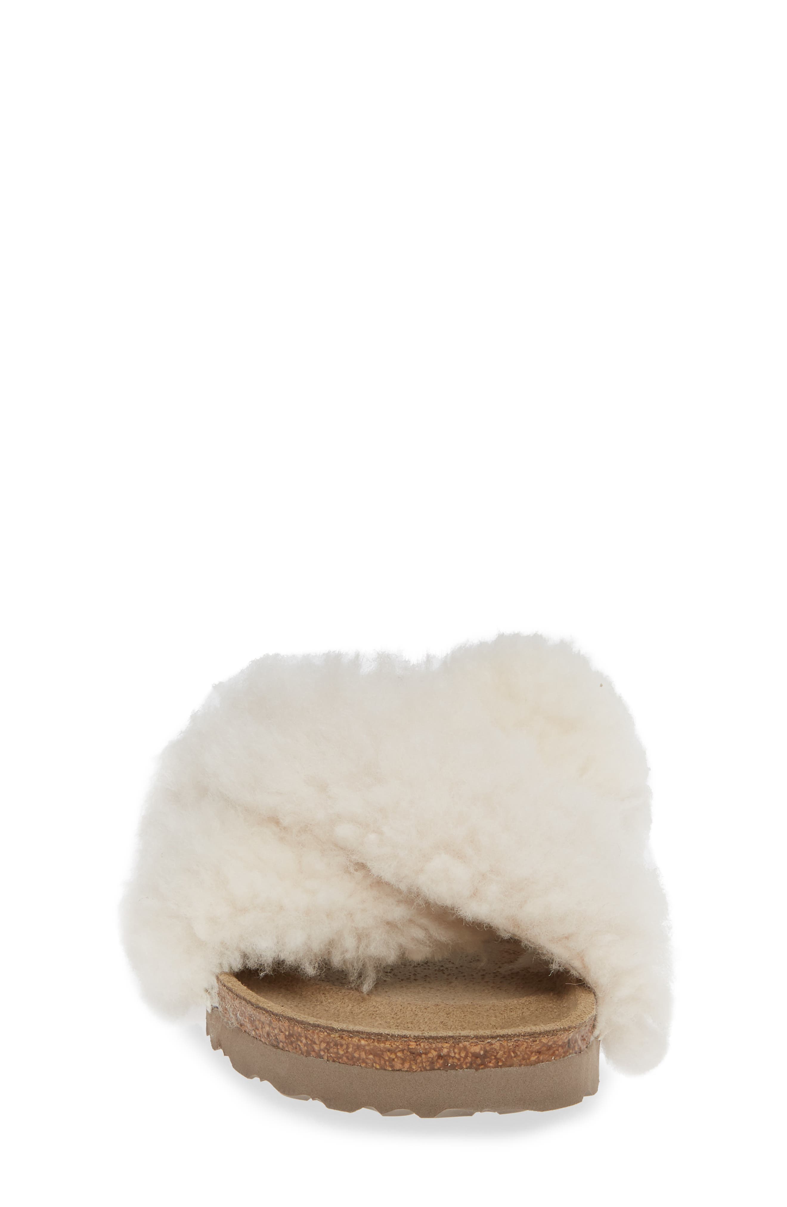 Birkenstock Daytona Genuine Shearling Slide Sandal, Alternate, color, 