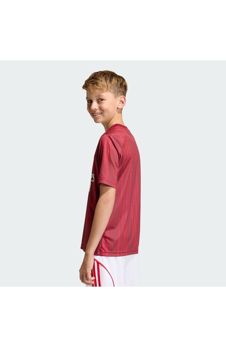 adidas Youth adidas Red Arsenal 2025/26 Pre-Match Training Jersey, Alternate, color, Red
