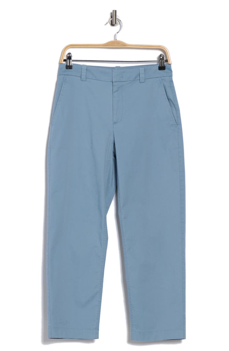 Vince Washed Crop Chino Pants, Alternate, color, Topaz