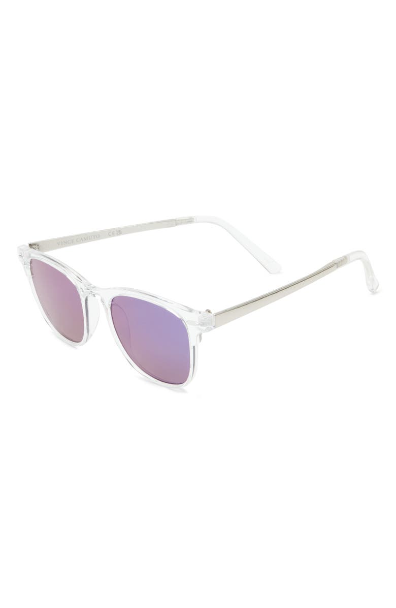Vince Camuto Pillow Sunglasses, Alternate, color, Clear
