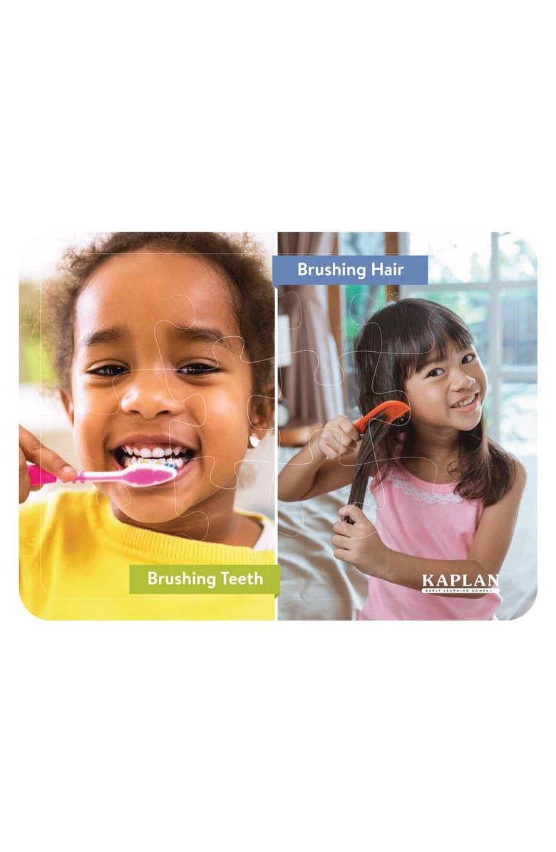 Kaplan Early Learning Company Life Skills and Good Practices Puzzles - Set of 6, Alternate, color, Multicolored