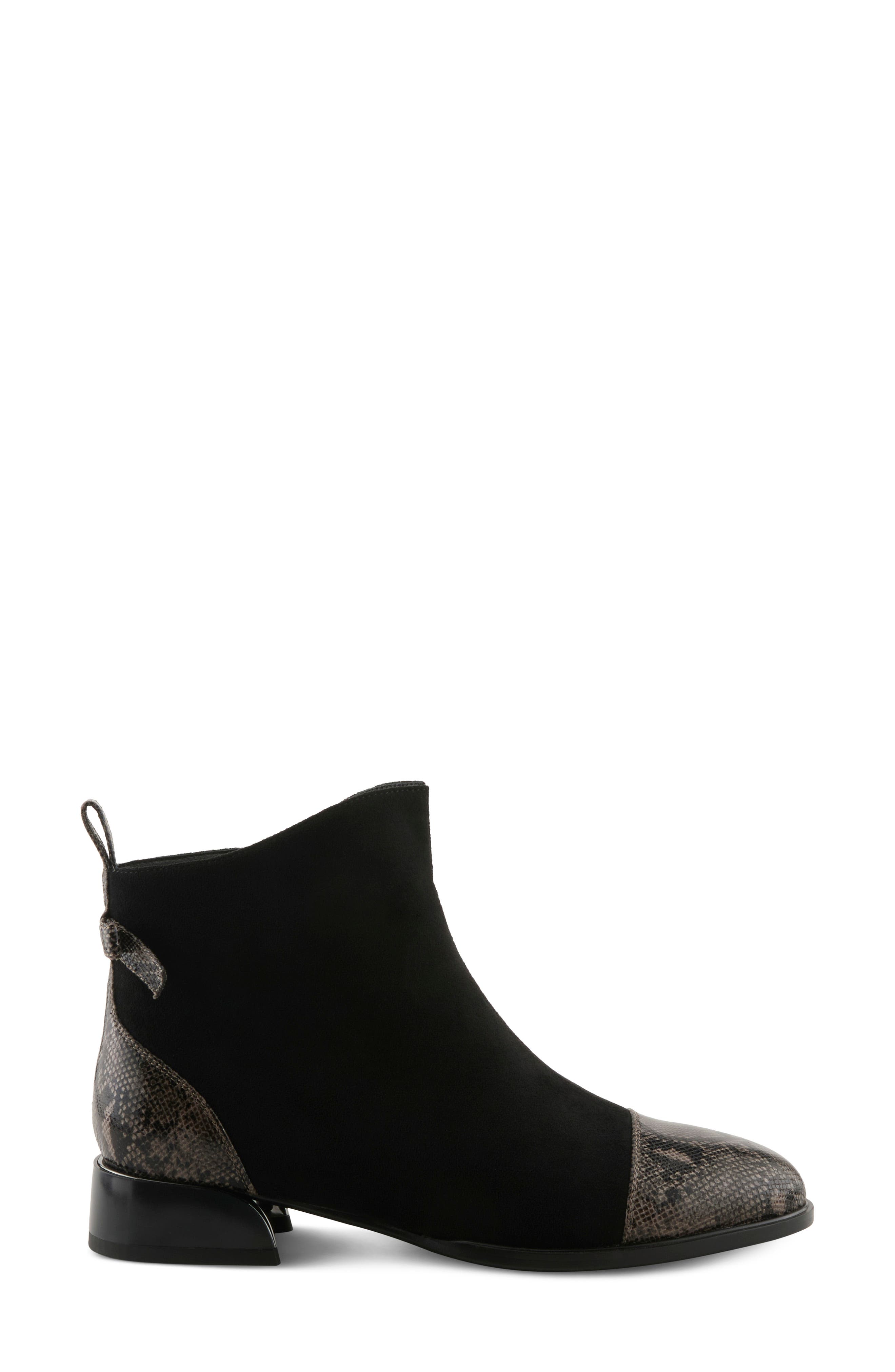 Salacia Bootie, Alternate, color, BLACK SUEDE