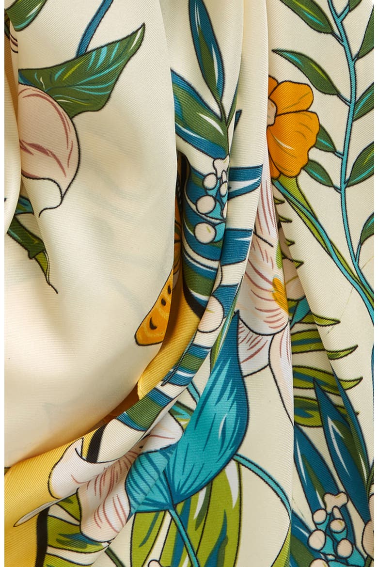Butterfly Floral Scarf, Alternate, color, IVORY MULTI