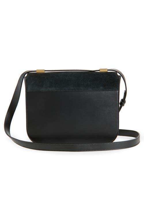 Demellier Vancouver Leather Crossbody Bag In Black