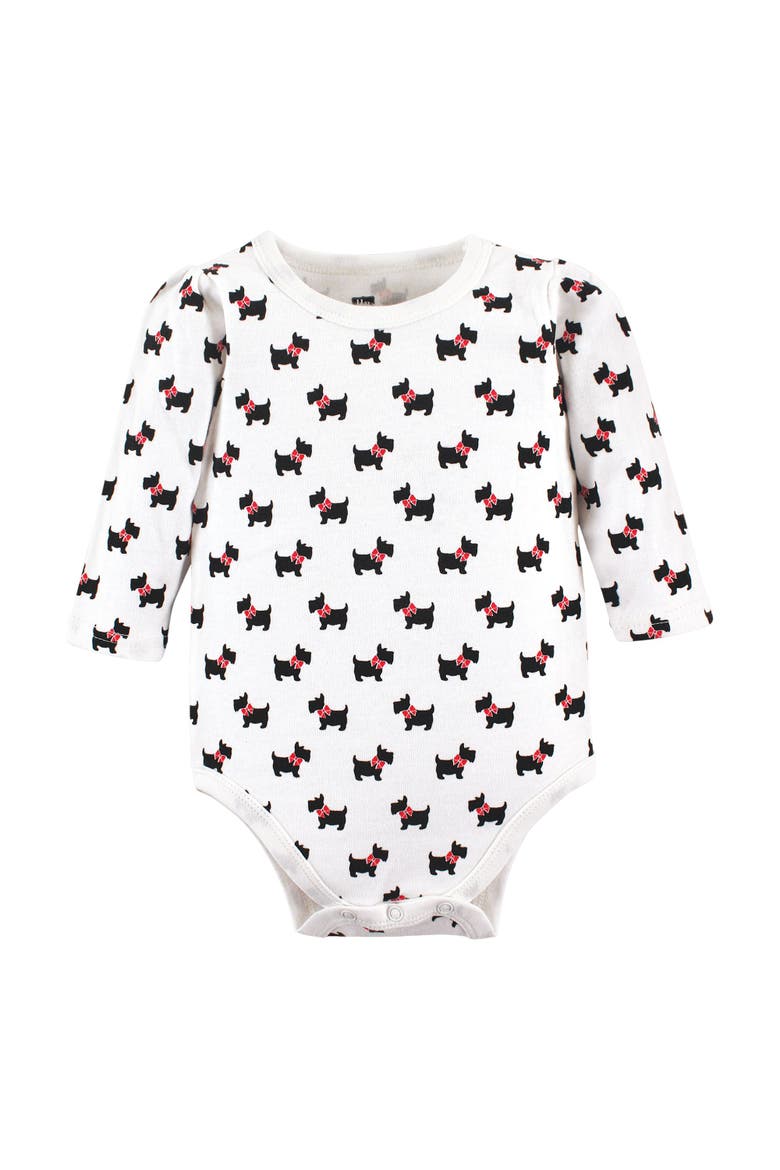 Infant Breathable Cotton Long-Sleeve Bodysuit Bundle 3 Count, Alternate, color, Scottie Dog