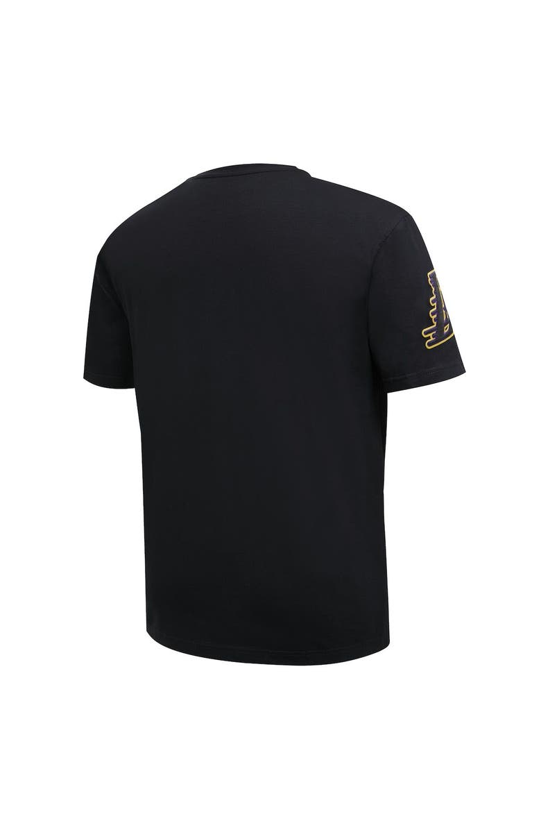 PRO STANDARD Men's Pro Standard Black Los Angeles Lakers Chenille T-Shirt, Alternate, color,