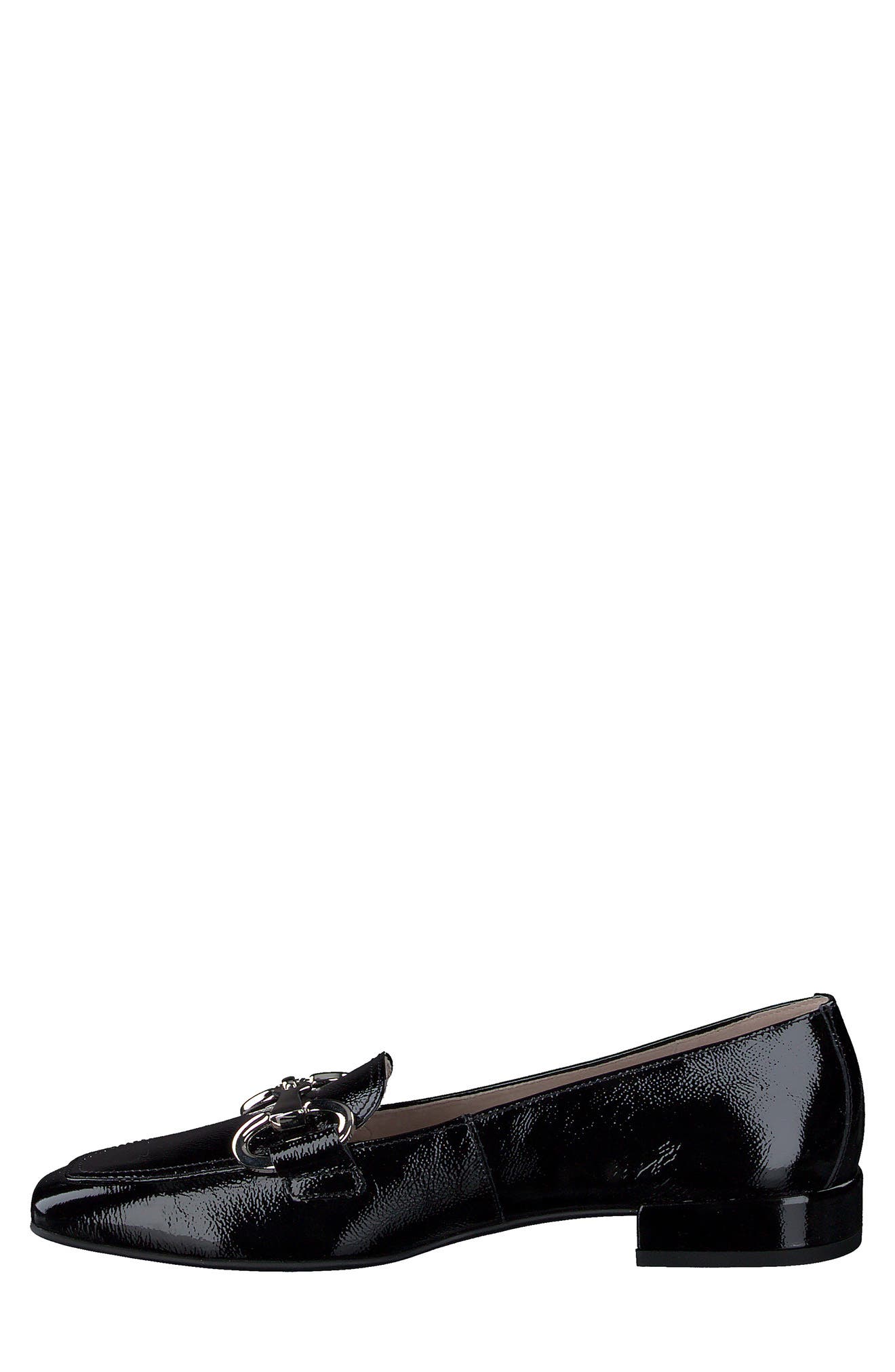 Lil Flat, Alternate, color, BLACK CRINKLED PATENT