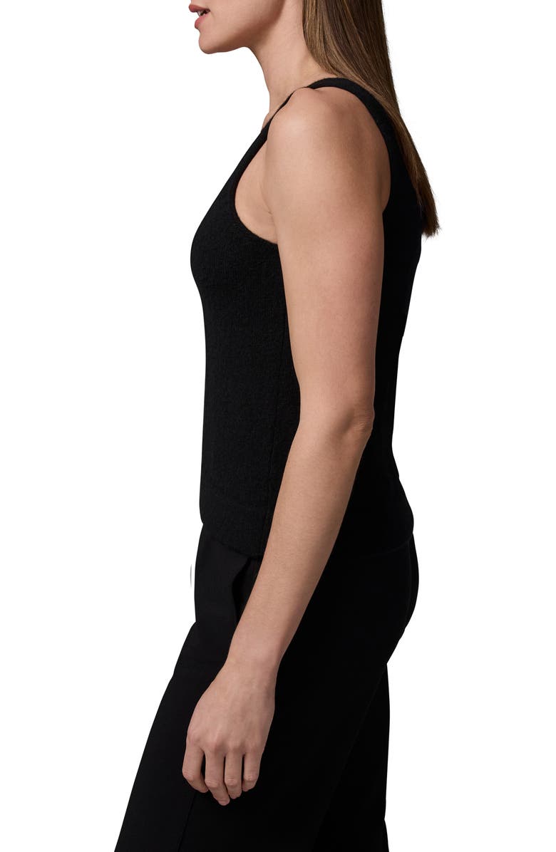 NIC+ZOE Luxe Cashmere Sweater Tank, Alternate, color, Caviar