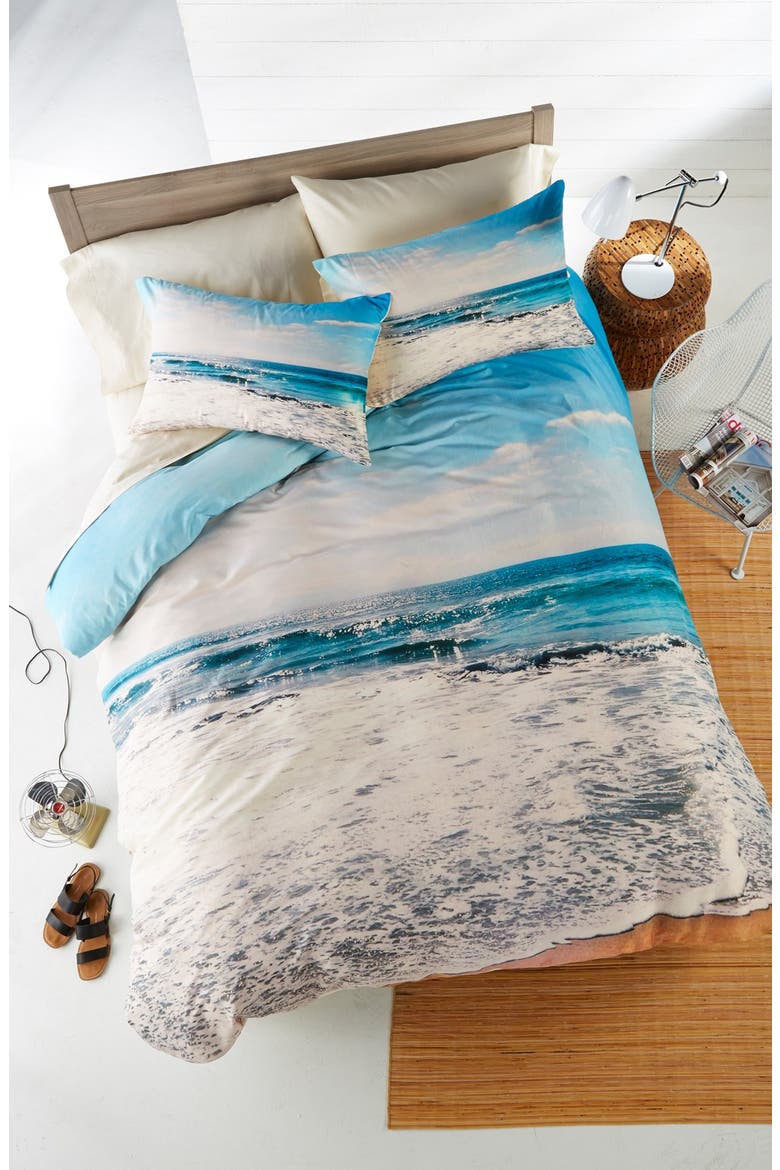 Take Me There Duvet Cover & Sham Set, Main, color, BLUE