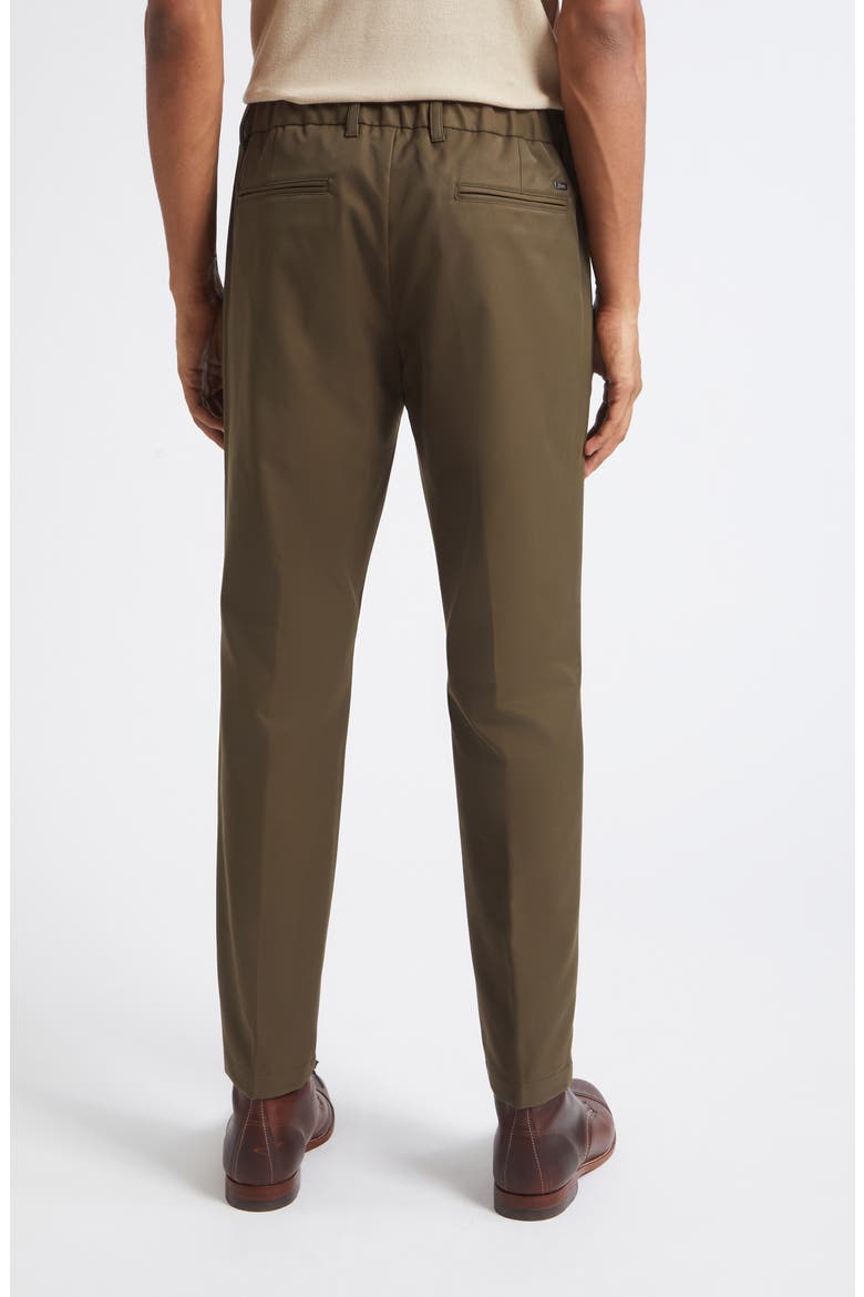 Pleated Melange Drawstring Pants, Alternate, color, 7730 ARMY GREEN
