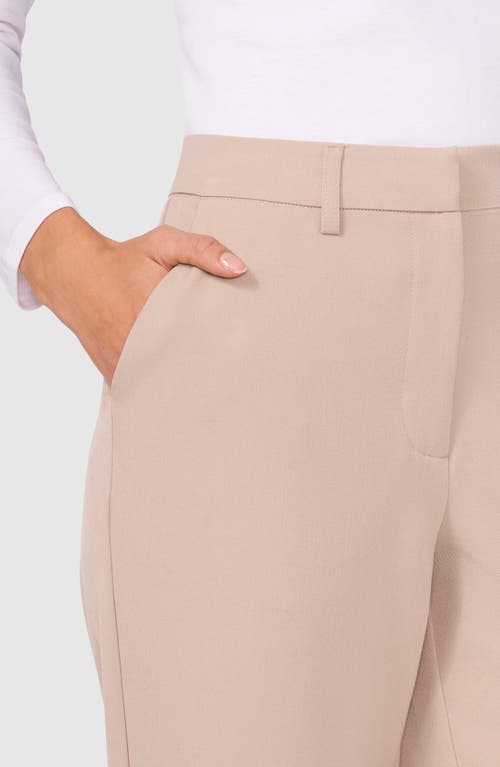 Halogenr Halogen(r) High Waist Straight Leg Pants In Taupe