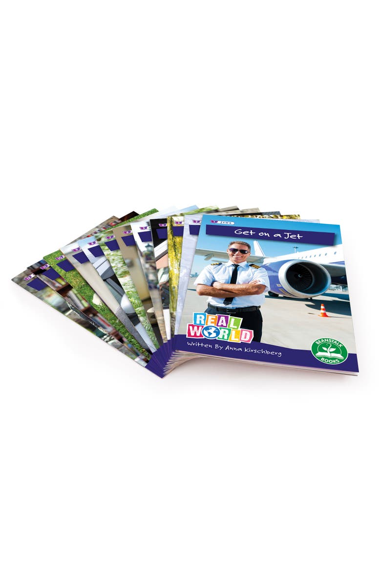 Real World Phase 3 Hilo Decodable Books, 6 Set, Alternate, color, Multicolored