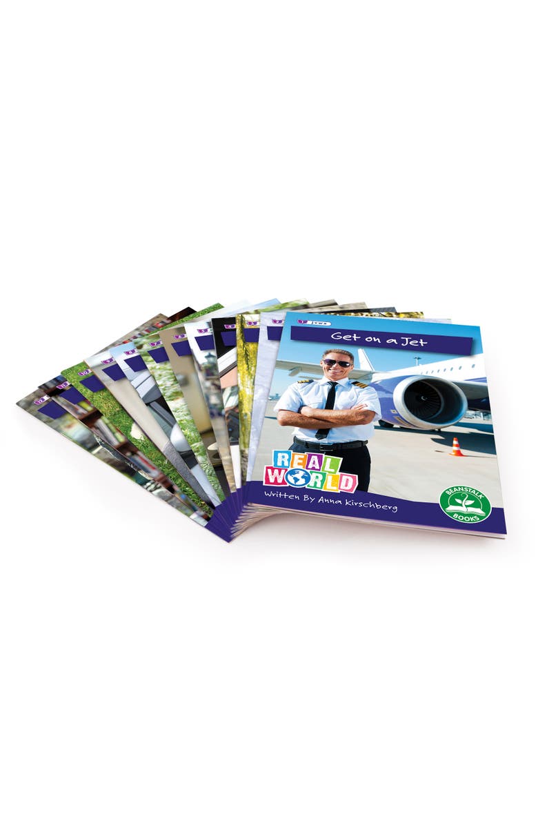 Junior Learning Real World Phase 3 Hilo Decodable Books, 6 Set, Alternate, color, Multicolored