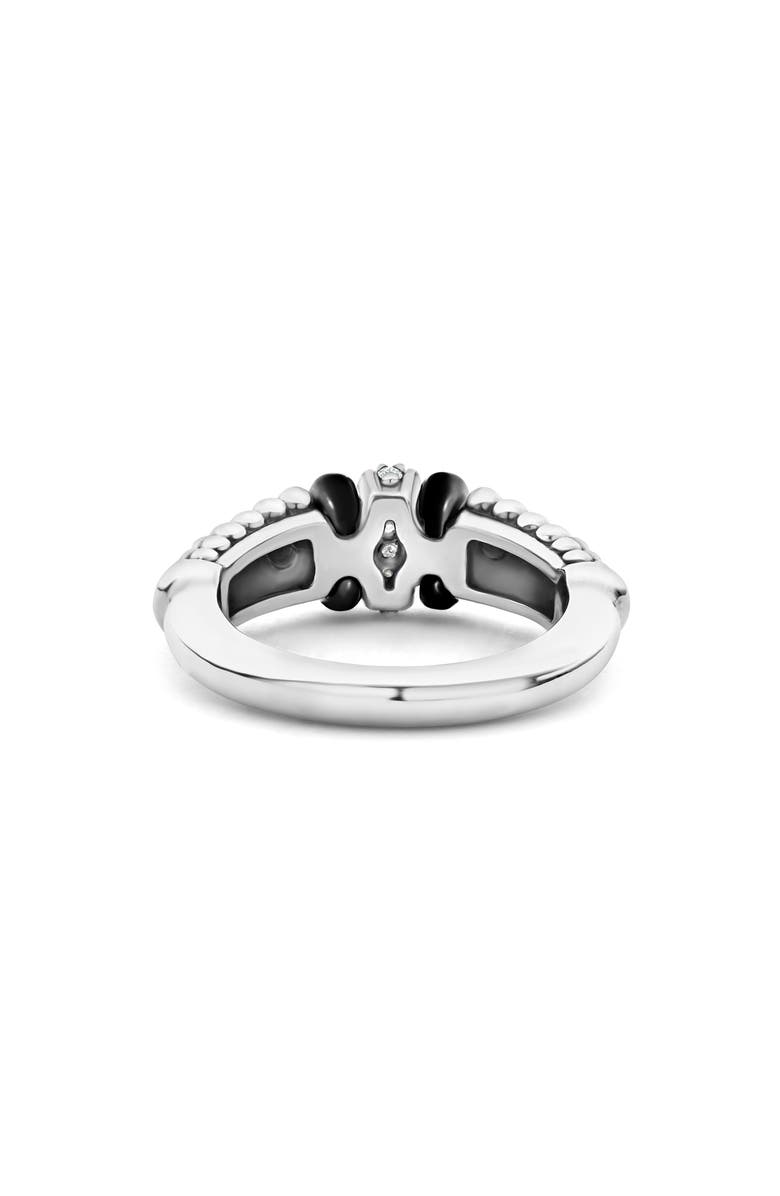 LAGOS Black Caviar Diamond Ring, Alternate, color, 