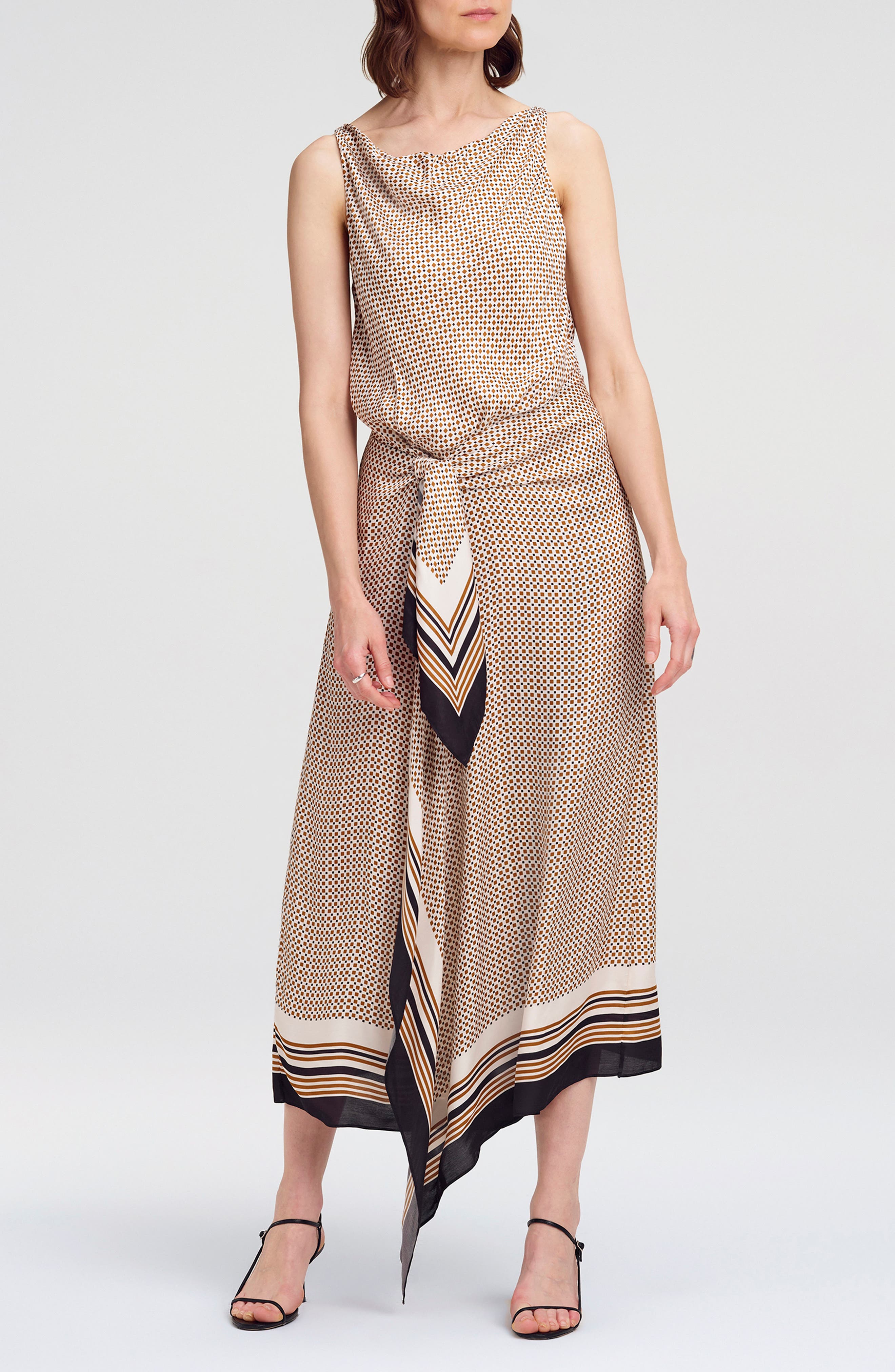 selected BLACK/ CARAMEL DOTTED
