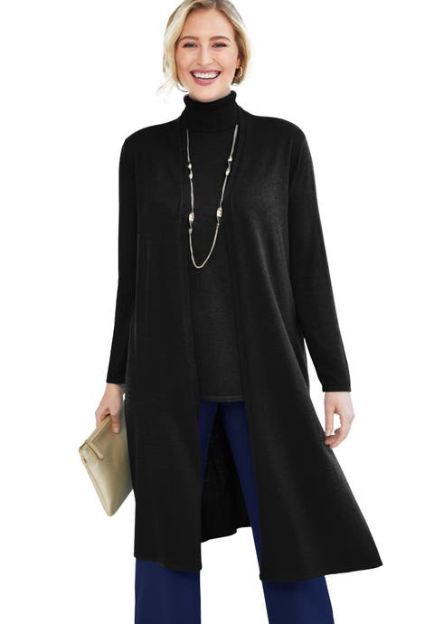 Carefree Cashmere Duster Sweater