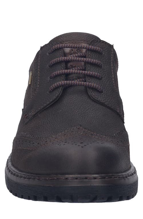 Josef Seibel Erroll Waterproof Wingtip Derby In Brown